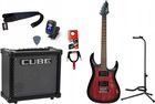 Gitara Elektryczna + Wzmacniacz 10W Tuner Zestaw 830 - ♫ Polski Sklep, Szybka Wysyłka