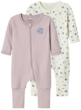 name it Sleep overall 2-pack Jet Stream - Dziewczynka - r. 50