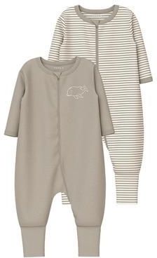 name it Kombinezon do spania 2-pack Pure Cashmere - Dziewczynka,Chłopiec - r. 50