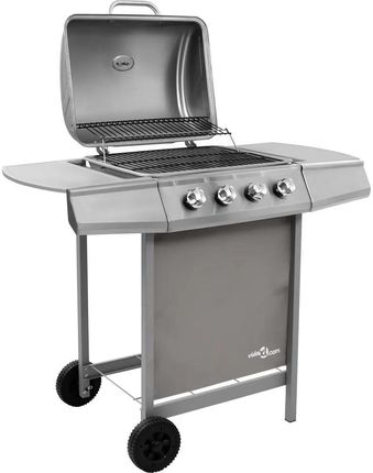 Grill Gazowy Zakito Home 4-Palnikowy Srebrny 107,5X55X96,5cm Zh3053626 - zdjęcie 5