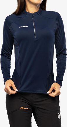 Bluza damska Mammut Aenergy FL Half Zip Longsleeve - marine