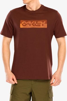 Koszulka bawełniana Oakley Duality B1B Tee - grenache