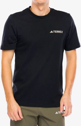 Koszulka bawełniana adidas TERREX Back Graphic T-Shirt - black