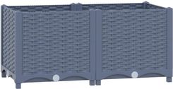 vidaXL Donica Do Podniesionej Rabaty 80X40X38cm Polipropylen 310402