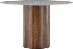 Zdjęcie Venture Design Stół Do Jadalni Härön 120cm Ciemnoszary Marmur (19996528) - Maków Podhalański