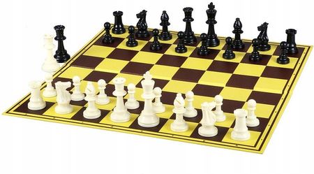 Sunrise Chess & Games Zestaw szachowy PLUS - ciężki (10 x szachownica tekturowa z obciążanymi figurami + 1x szachownica demonstracyjna)