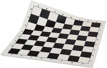 Sunrise Chess & Games Szachownica winylowa rolowana nr 4+, biało - czarna