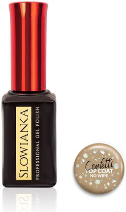 Slowianka Top Coat No Wipe Confetti 10g