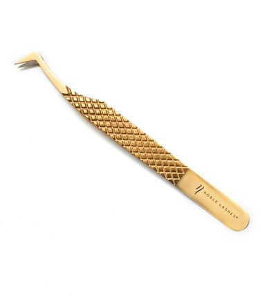Noble Lashes Pęseta Do Rzęs Noble Gold Pro 1 - zdjęcie 3