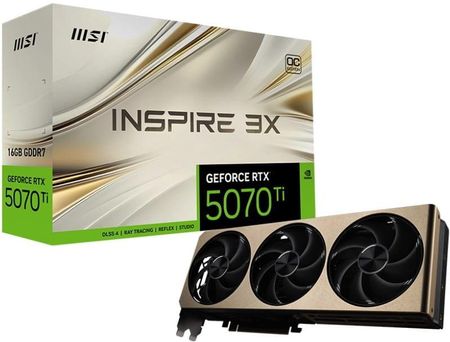 Msi Rtx 5070 Ti 16G Inspire 3X Oc (912V531081) - Karta