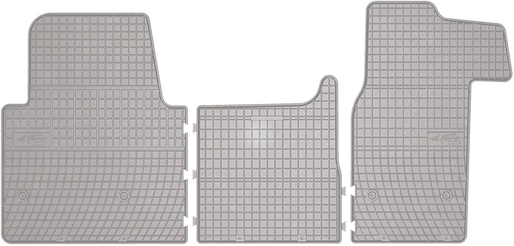 Tapis De Sol Caoutchouc Pour Renault Master III (2010-2024) Version Livraison - Ajustement Parfait, Antidérapant, Facile à Nettoyer, Protection Optimale