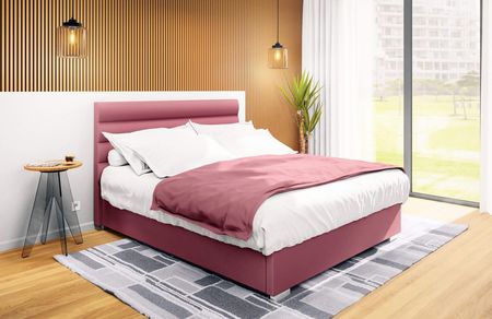 Janpol Łóżko Tapicerowane Horizontal Z Pojemnikiem Na Pościel 140X200 Cm Tkanina: Grupa B