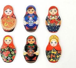 Zdjęcie Adar Magnes Matrioszka 10X6Cm Ceramiczny Mix - Pniewy
