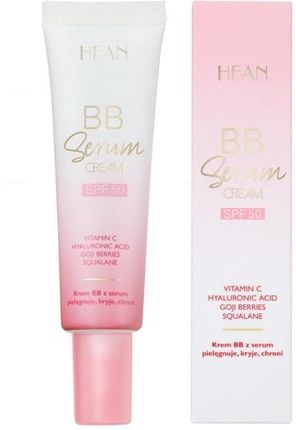 Hean BB Serum rozświetlający krem BB do twarzy SPF50 04 Warm 30ml