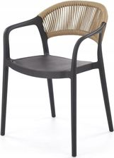 Zdjęcie Halmar Krzesło K582 Czarny Naturalny (VCHK582KR) - Gubin