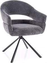 Zdjęcie Signal Krzesło Nowoczesne Borgo Raven Stelaż Czarny Ciemny Szary 18 (BORGORCCSZ) - Siemiatycze