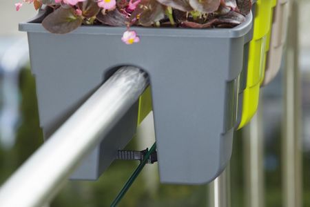 Form-Plastic Skrzynka Na Balustradę Wave 30 Doniczka Balkonowa + Keramzyt 1L - zdjęcie 3