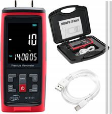 Benetech Manometr Różnicowy Miernik Ciśnienia Tester Podciśnienia Program Pc 1 Bar