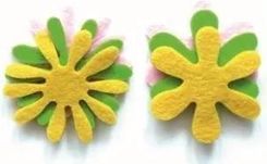 Zdjęcie Stokrotki Z Filcu 6szt. - Gniew