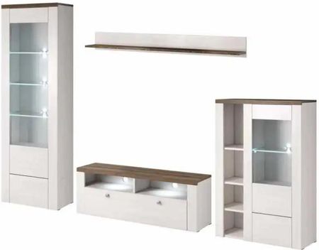 Helvetia Meblościanka Larona 10 Sibiu Larche + Sonoma Trufel (LARONA244BDZ10)