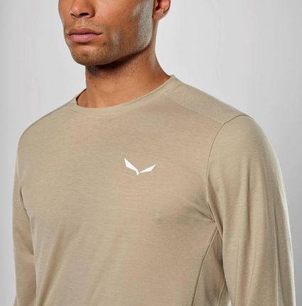 Longsleeve męski Salewa PUEZ DRY beżowy 00-0000028864_7180 - zdjęcie 2