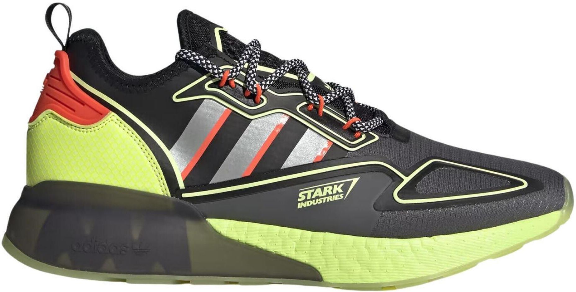 MARVEL - twd Buty do chodzenia męskie Adidas ZX 2K Boost Marvel - Ceny i