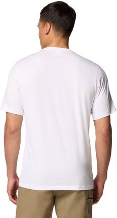 Koszulka męska Columbia CSC BASIC LOGO biała 1680053115 - zdjęcie 2