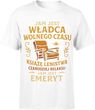 Jam jest emeryt Męska koszulka (M, Biały)