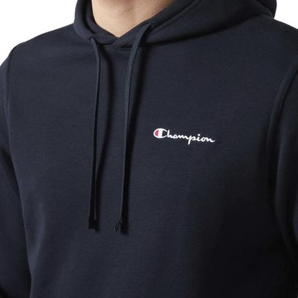 Bluza męska Champion Hooded Sweatshirt granatowa 220729 BS501 - zdjęcie 2