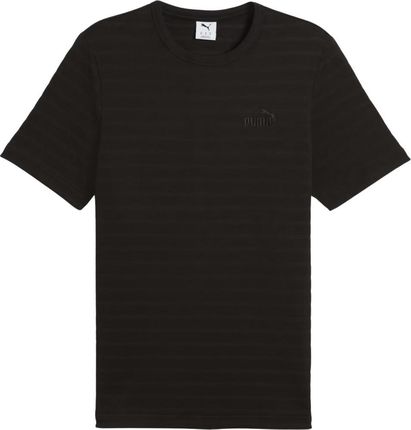 Koszulka męska Puma Ess Elevated Structured Tee czarna 684722 01
