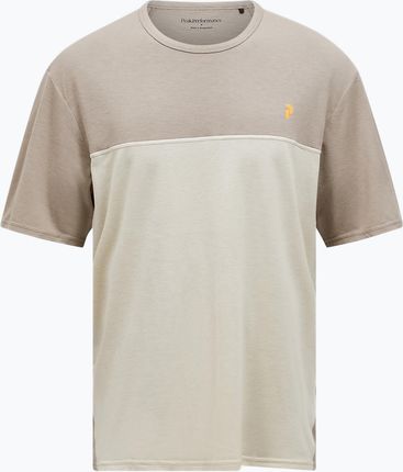 Koszulka męska Peak Performance Trail Wool Blend avid beige/sand fog Wiosna 2025