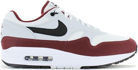 Nike Air Max 1 - Buty sneakersy męskie biało-czerwone FD9082-106 , Rozmiar: EU 45.5 US 11.5