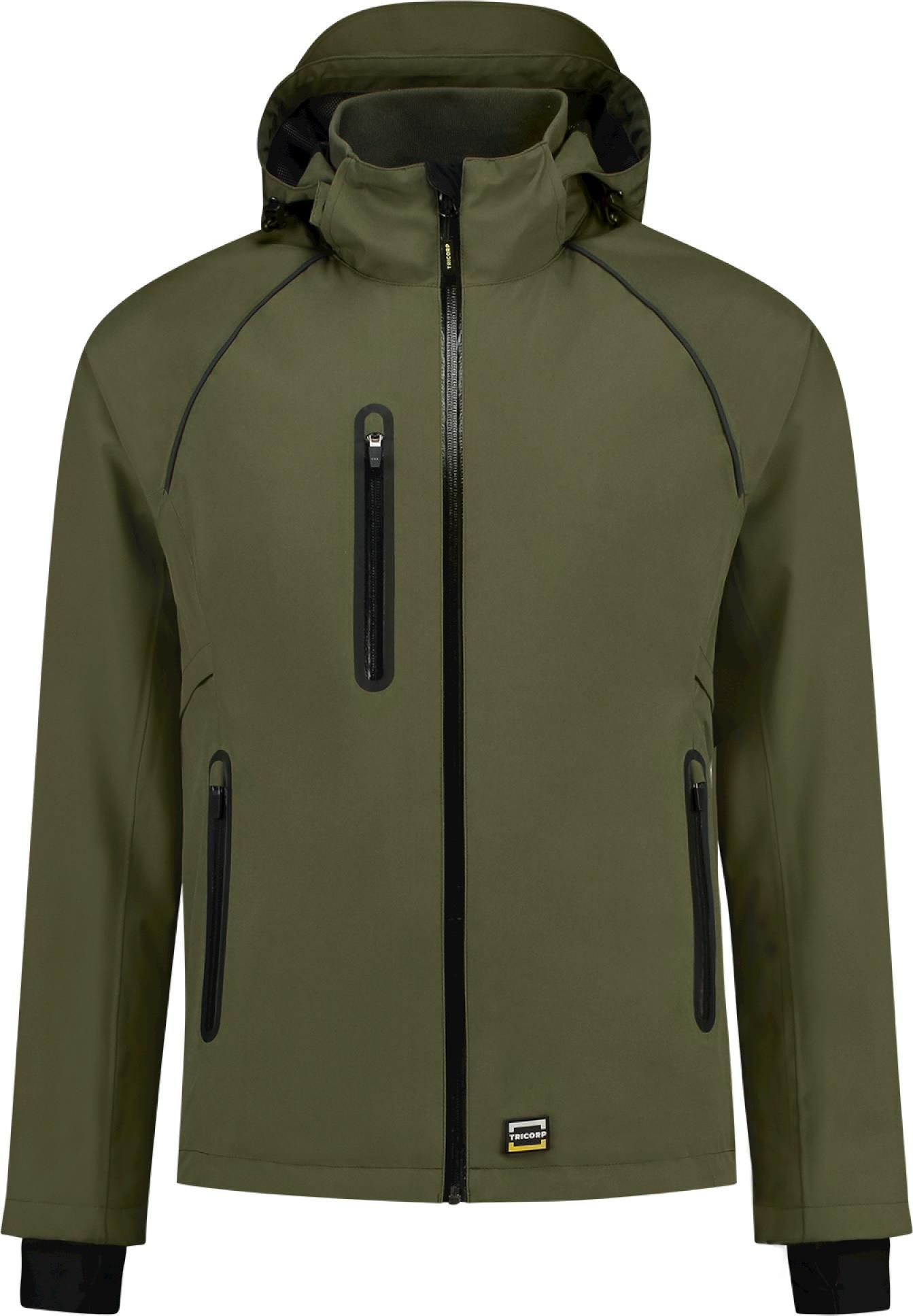 Zdjęcie TRICORP Workwear Tech Shell Jacket -402018- również w rozmiarach oversize, rozmiar:S, kolor:Army - Dobczyce