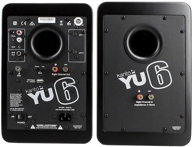 фото Акустична колонка Kanto YU6 Matte Black