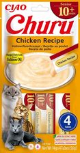 Inaba Cat Churu for Senior Cat Chicken Recipe 4x14g