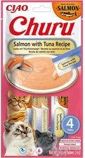Inaba Cat Churu Salmon with Tuna Recipe 4x14g