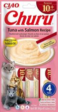 Inaba Cat Churu for Senior Cat Tuna with Salmon Recipe 4x14g