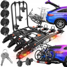 Aguri Bagażnik Rowerowy Na 4 Rowery Hak Active Bike 13Pin Uchylany Zamki