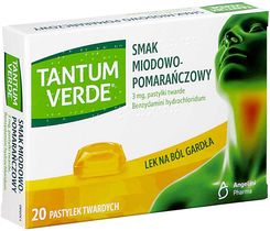 Zdjęcie Angelini Pharma Tantum Verde Na Ból Gardła Smak Cytrynowy 20past. - Dobrodzień