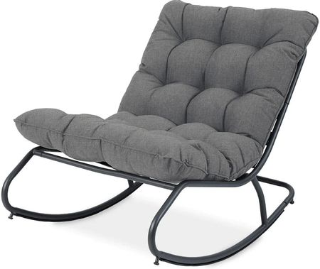 Fotel Ogrodowy Bujany Agava Dark Grey