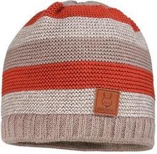 Maximo Beanie block ring brązowy/beżowy brązowy - Dziewczynka,Chłopiec - r. 39 cm