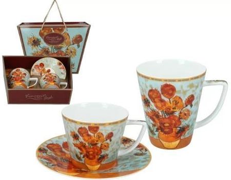 Carmani Zestaw Porcelanowy Kubek I Filiżanka Van Gogh Słoneczniki