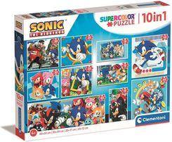 Zdjęcie Clementoni Puzzle 10W1 Super Kolor Sonic - Sandomierz