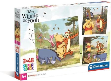 Clementoni Puzzle 3W1 Super Kolor Winnie The Pooh