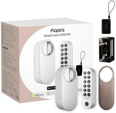Aqara Inteligentny Zamek Do Drzwi Homekit Thread Bluetooth 5.1 Nfc U2 Kit Biały Eld02Dw