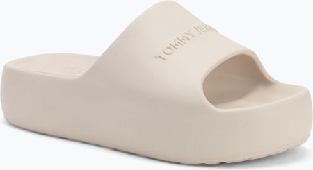 Klapki damskie Tommy Jeans Chunky Pool Slide Ess newsprint Wiosna 2025