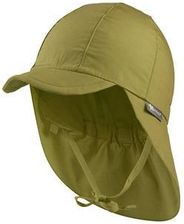Sterntaler Czapka z daszkiem z ochroną karku w kolorze zielonego mchu - Dziewczynka,Chłopiec - r. 47 cm