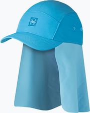 Zdjęcie Czapka z daszkiem dziecięca BUFF Desert Kids Solid azure Wiosna 2025 - Kobyłka
