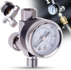 Auarita Reduktor Ciśnienia Do Pistoletu Lakierniczego 1/4 Mini Regulator