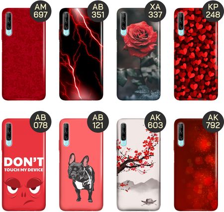 Hello Case Etui Do Huawei P Smart Pro Honor Y9S Czerwone Serca Róże - zdjęcie 3